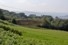 Swffryd Colliery tip from Llanhilleth Farm, January 2011